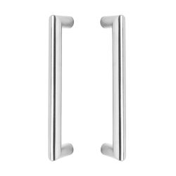 Deurgrepen per paar recht-90° 330x80x30mm HoH 300 RVS