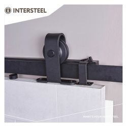 Schuifdeursysteem Basic Top - mat zwart