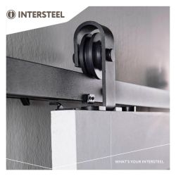 Schuifdeursysteem Basic Top - mat zwart