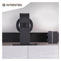 Schuifdeursysteem Basic Top - mat zwart
