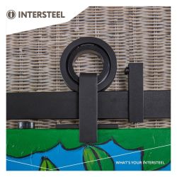 Schuifdeursysteem Modern Top - mat zwart