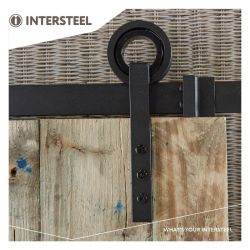 Schuifdeursysteem Modern - mat zwart