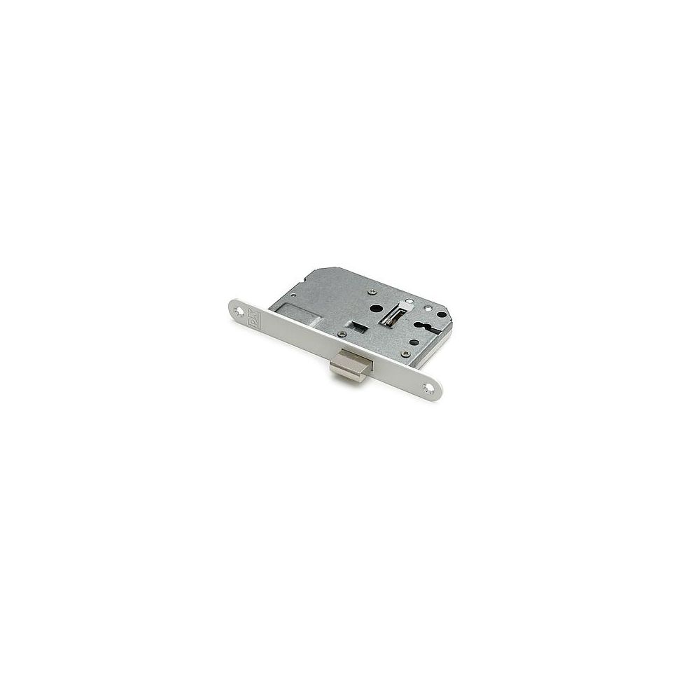 Kastslot incl. 2 sleutels met witte voorplaat 20x174 mm.