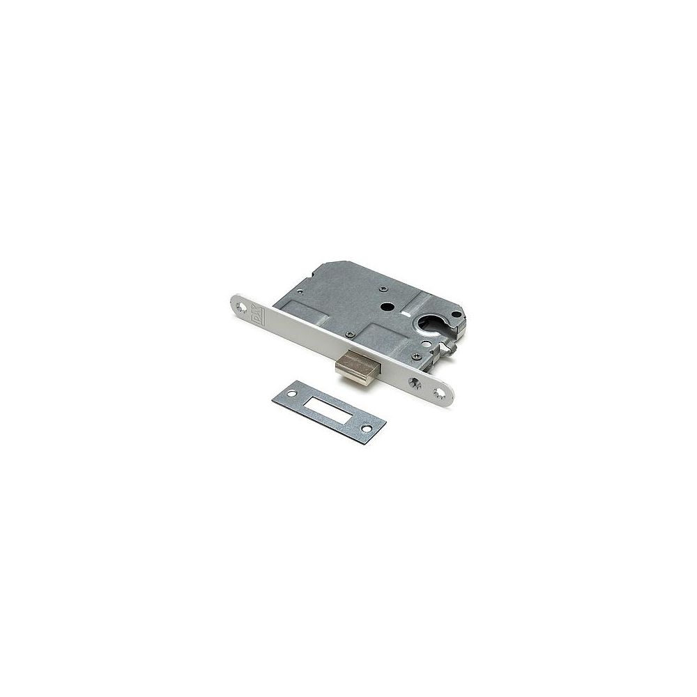 Kastslot tbv cilinderslot met RVS voorplaat 20x174 mm.