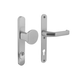 Veiligheidsbeslag smalschilden aluminium SKG3 greep/kruk PC92 mm kerntrekbeveiliging
