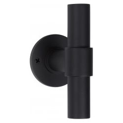 Formani One PBT20V/50 massieve knop vast op rozet mat zwart