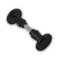 Knopkruk paddestoel - zwart