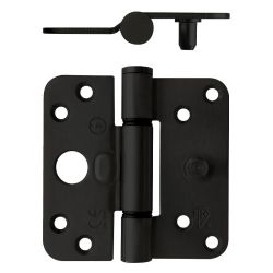 Glijlagerscharnier SKG3 89x89x3mm DIN rechts - zwart