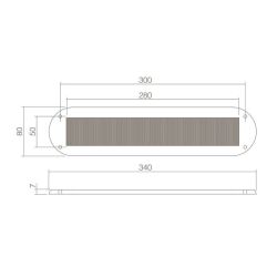 Intersteel voordeurset SKG3*** RVS - ovale uitvoering