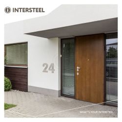 XXL huisnummer 50 cm hoog - RVS