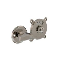 Toilet-/badkamersluiting Degeorge vrij/bezet met 8 mm stift - nikkel