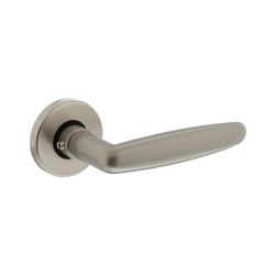 Deurkruk Sophie met rozet ø49x7mm verdekt mat nikkel