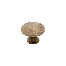 Meubelknop glad ø30 mm messing antiek