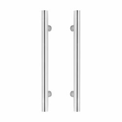 Deurgrepen per paar T-vorm 1000x80x30 HoH 800 rvs