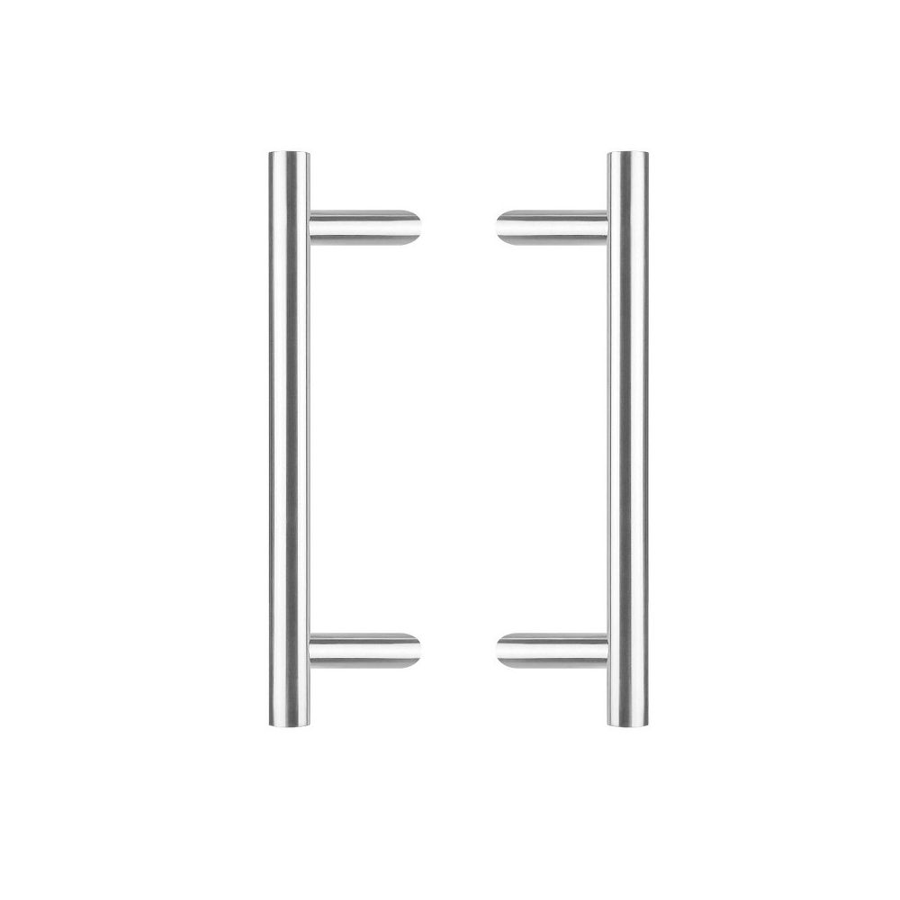 Deurgrepen per paar T-schuin 700x85x25 HoH 500 rvs