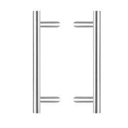 Deurgrepen per paar T-schuin 600x90x30 HoH 400 rvs