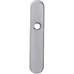 Schild verdekt 220x42mm WC63/8mm RVS geborsteld