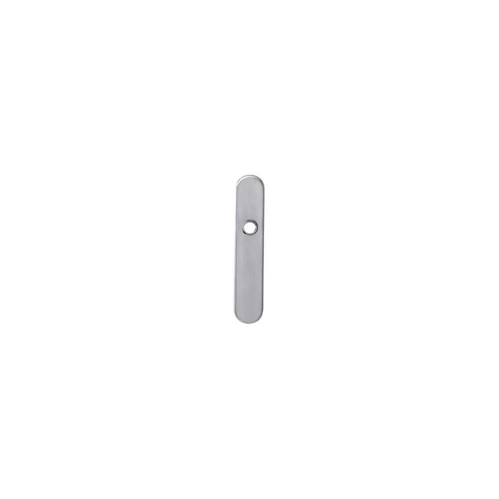 Schild verdekt 220x42mm WC63/8mm RVS geborsteld
