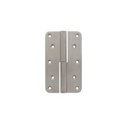 P+E Kogelstift paumelle SKG3 hout/hout 160mm DIN rechts rvs geborsteld