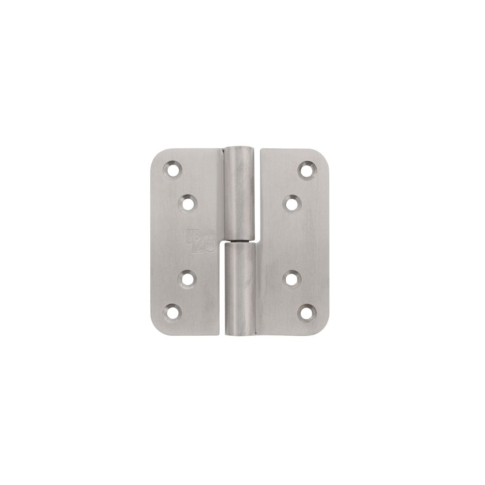 P+E Kogelstift paumelle SKG3 hout/hout 100mm DIN rechts rvs geborsteld