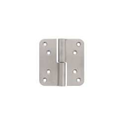 P+E Kogelstift paumelle SKG3 hout/hout 100mm DIN links rvs geborsteld