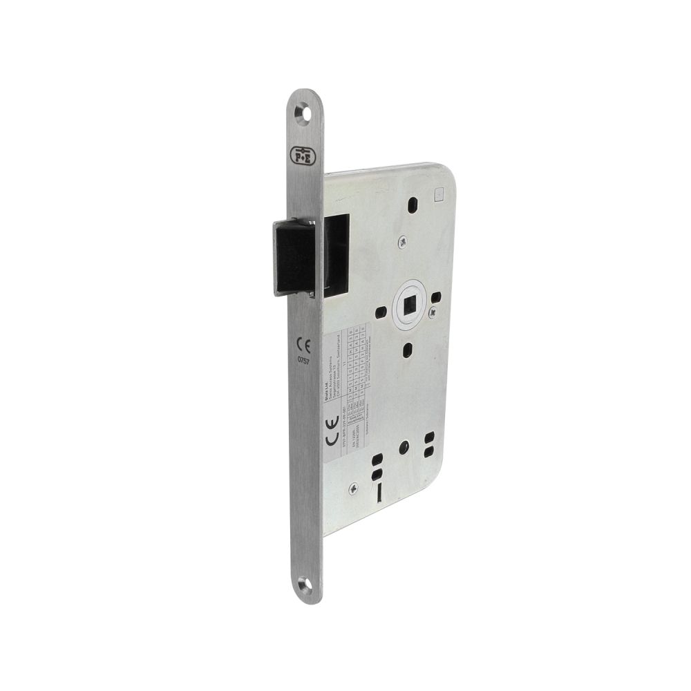 P+E Loopslot DIN links met rvs geborstelde voorplaat 235x20mm