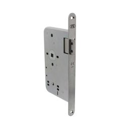 P+E Loopslot DIN rechts met rvs geborstelde voorplaat 235x20mm