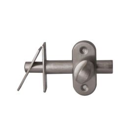 Insteekgrendel/voordeurgrendel 50mm - PVD Inox