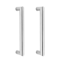 Deurgrepen per paar recht-90° 220x65x20 HoH 200mm RVS