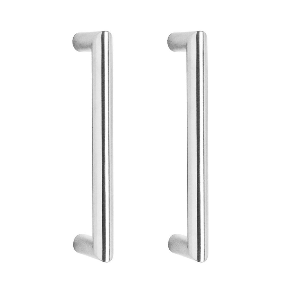 Deurgrepen per paar recht-90° 220x65x20 HoH 200mm RVS