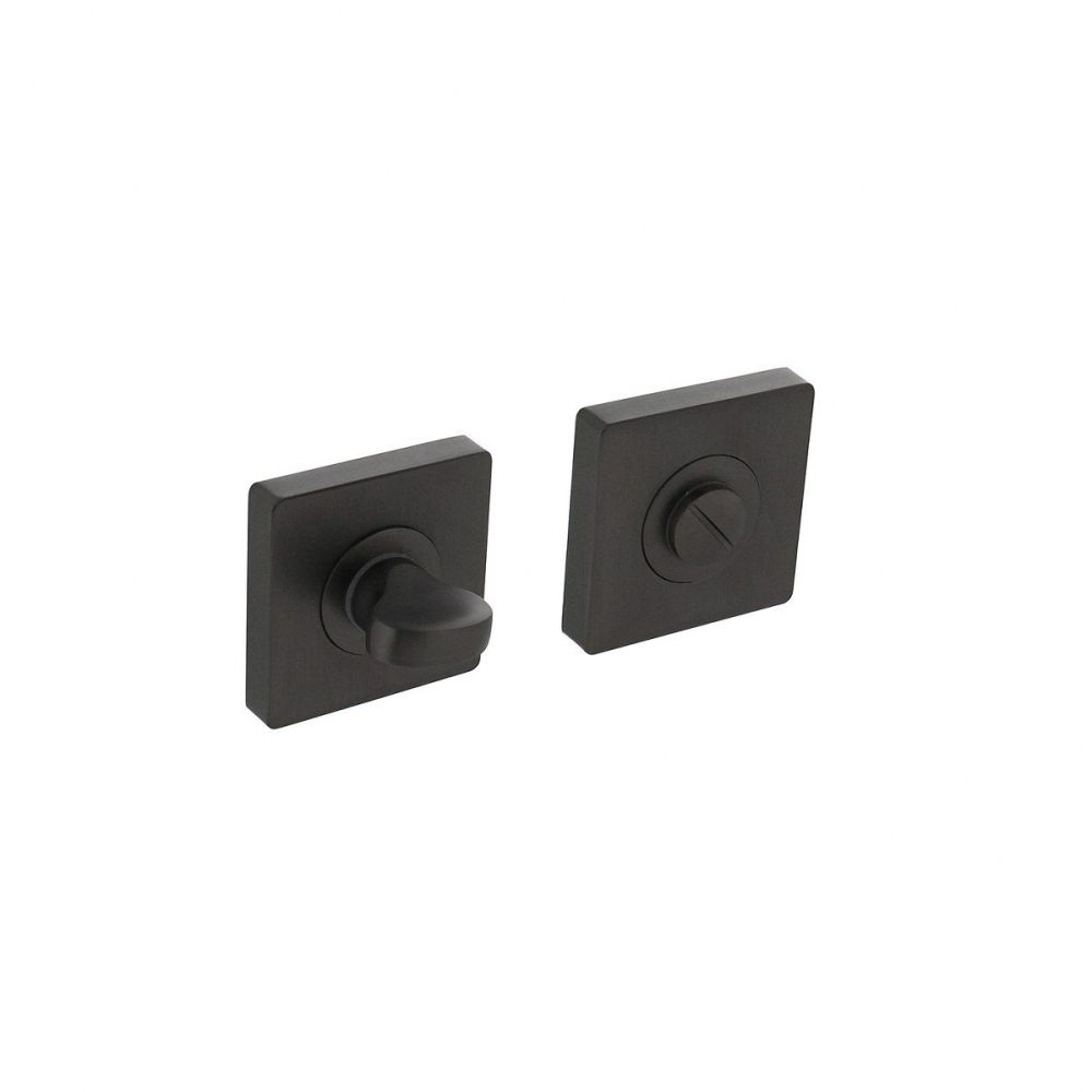 Rozet vierkant met toilet-/badkamersluiting met 7mm nokken 55x55x10mm antraciet