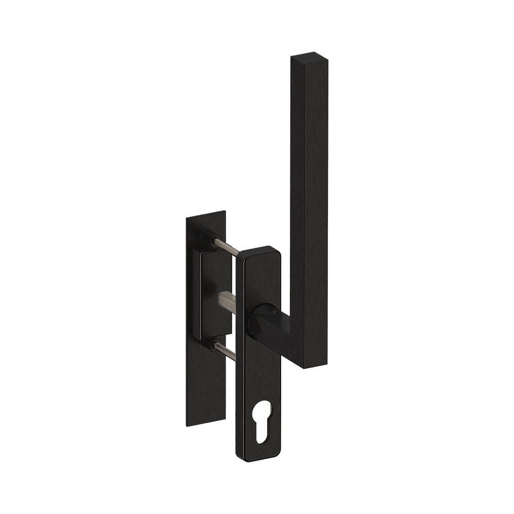 Hefschuifdeurgreep enkel PC69 Geneve Zwart