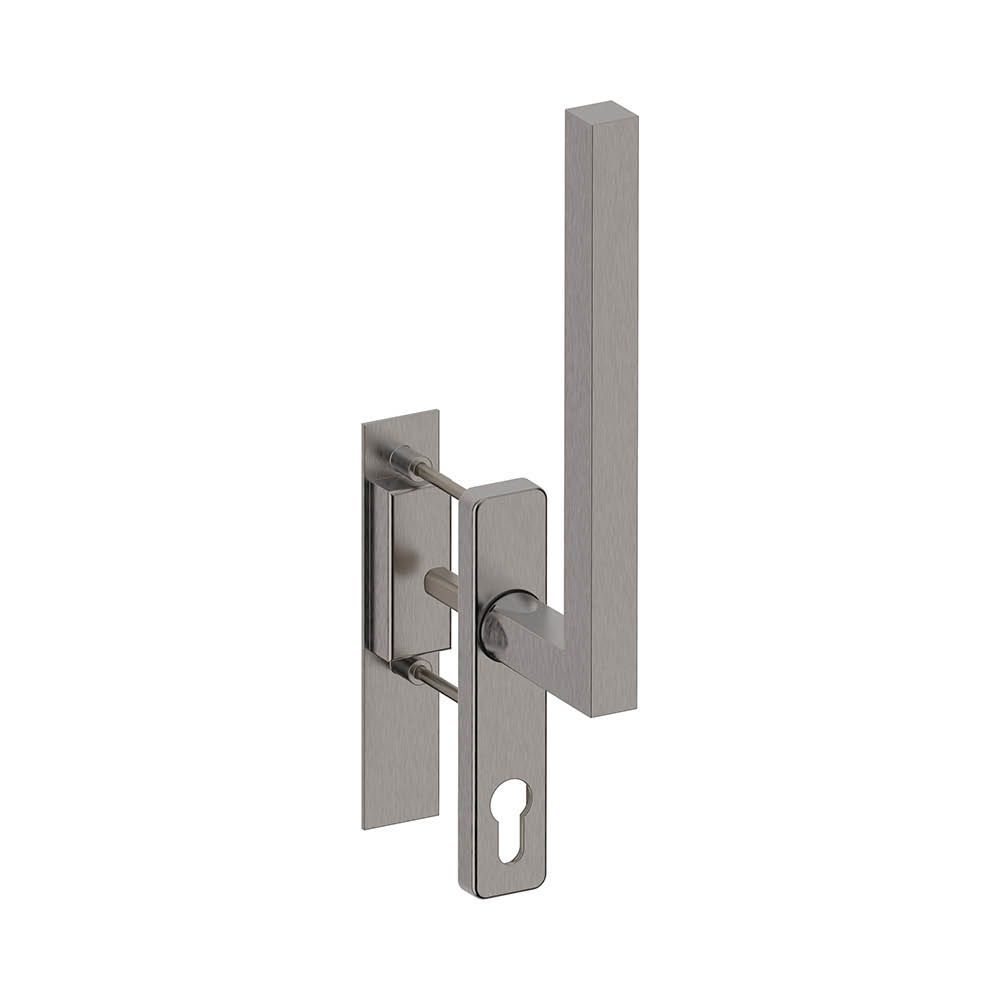 Hefschuifdeurgreep enkel PC69 Geneve RVS