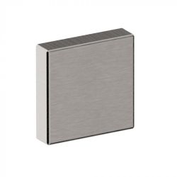 Blindrozet vierkant - RVS