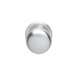 Voordeurknop zwaar ø80/75mm chroom mat