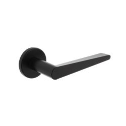 Intersteel Deurkruk Tiga op rozet ø51x5mm - mat zwart