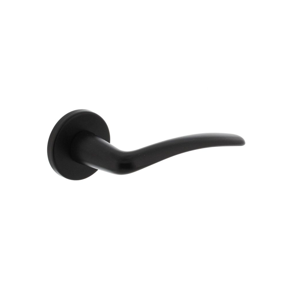 Intersteel Deurkruk Zaia op rozet ø51x5mm - mat zwart