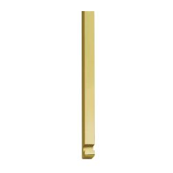 Stangenset tbv pomp-espagnolet 125cm messing gelakt