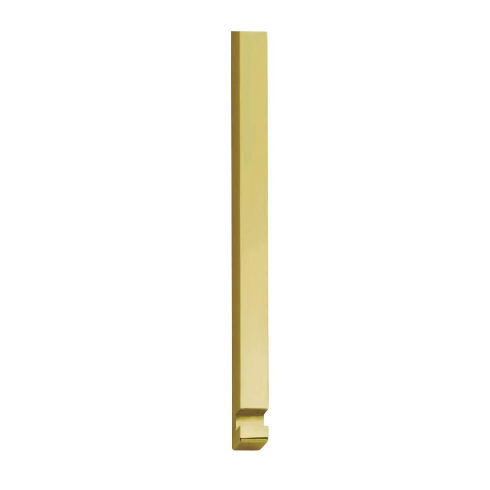 Stangenset tbv pomp-espagnolet 125cm messing gelakt