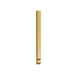 Stangenset tbv pomp-espagnolet 125cm messing ongelakt