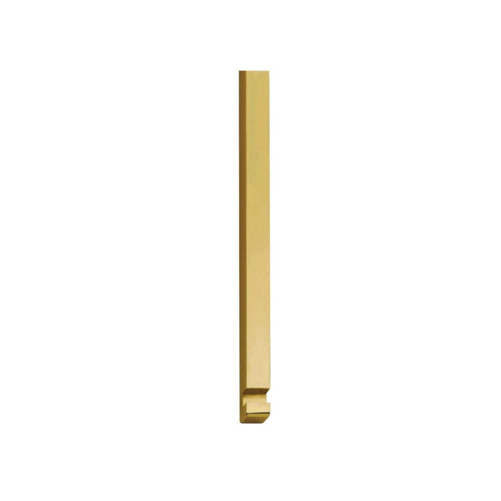 Stangenset tbv pomp-espagnolet 125cm messing ongelakt