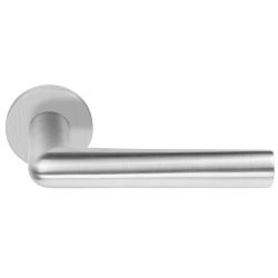 Deurkruk Piet Boon INC PBI101-G op rozet - mat RVS
