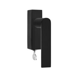 Draaikiepgarnituur afsluitbaar Piet Boon ARC PBA101-DKLOCK linkswijzend - PVD mat zwart