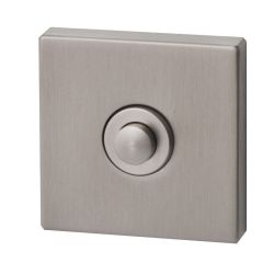 Beldrukker PBA vierkant RVS