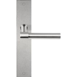 Deurkruk Piet Boon ONE PBL15P236SFC deurkruk op schild - mat RVS