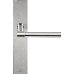 Deurkruk Piet Boon ONE PBL15XLP236SFC schild - mat RVS