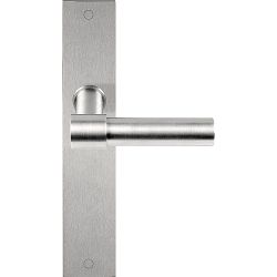 Deurkruk Piet Boon ONE PBL20P236SFC op schild - mat RVS