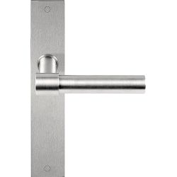 Deurkruk Piet Boon ONE PBL20XLP236SFC op schild - mat RVS