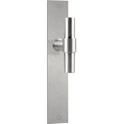 Deurkruk Piet Boon ONE PBT20P236SFC op schild - mat RVS