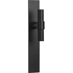 Deurkruk Piet Boon ONE PBT20P236SFC op schild - Mat zwart